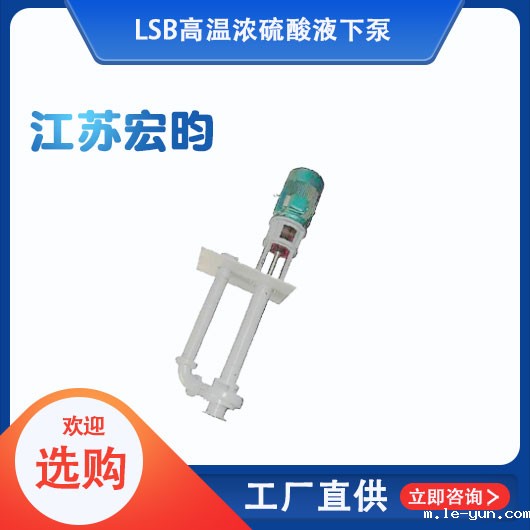 LSB高温浓硫酸液下泵